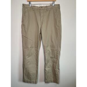 Polo Ralph Lauren Old Money Corporate Office Tan Khaki Chino Cotton Pants 36x30